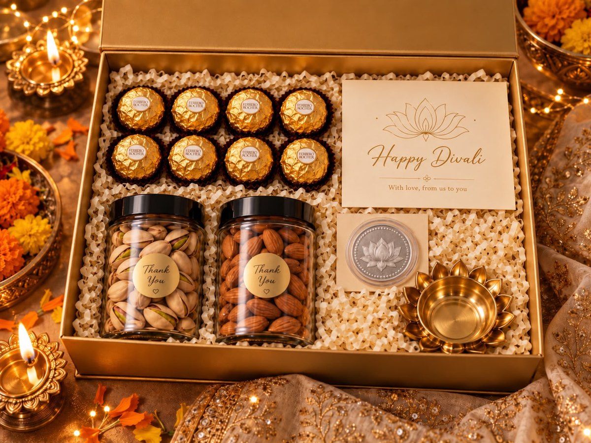 Aasmani Diwali gift box
